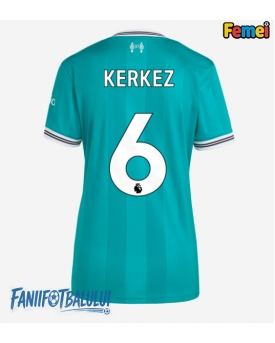 Liverpool Milos Kerkez #6 Tricou Fotbal Replică 2025-26 Femei Treilea